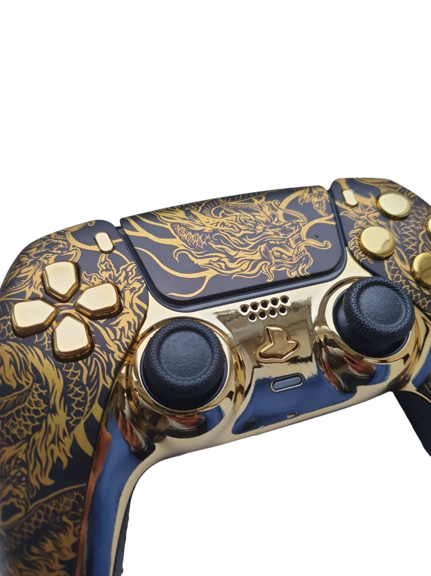 PS5 Controller - Matte Golden Dragon