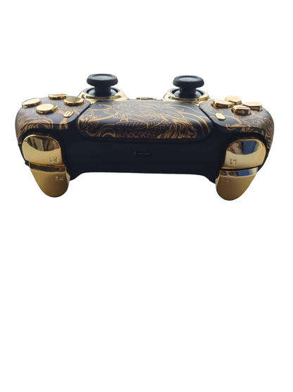 PS5 Controller - Matte Golden Dragon