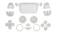 PS5 Controller Button Sets - Transparent Colours - BDM 030