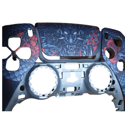 PS5 Controller Faceplate - Red Dragon