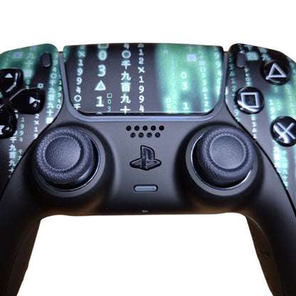 PS5 Controller Faceplate - Matrix Inspired