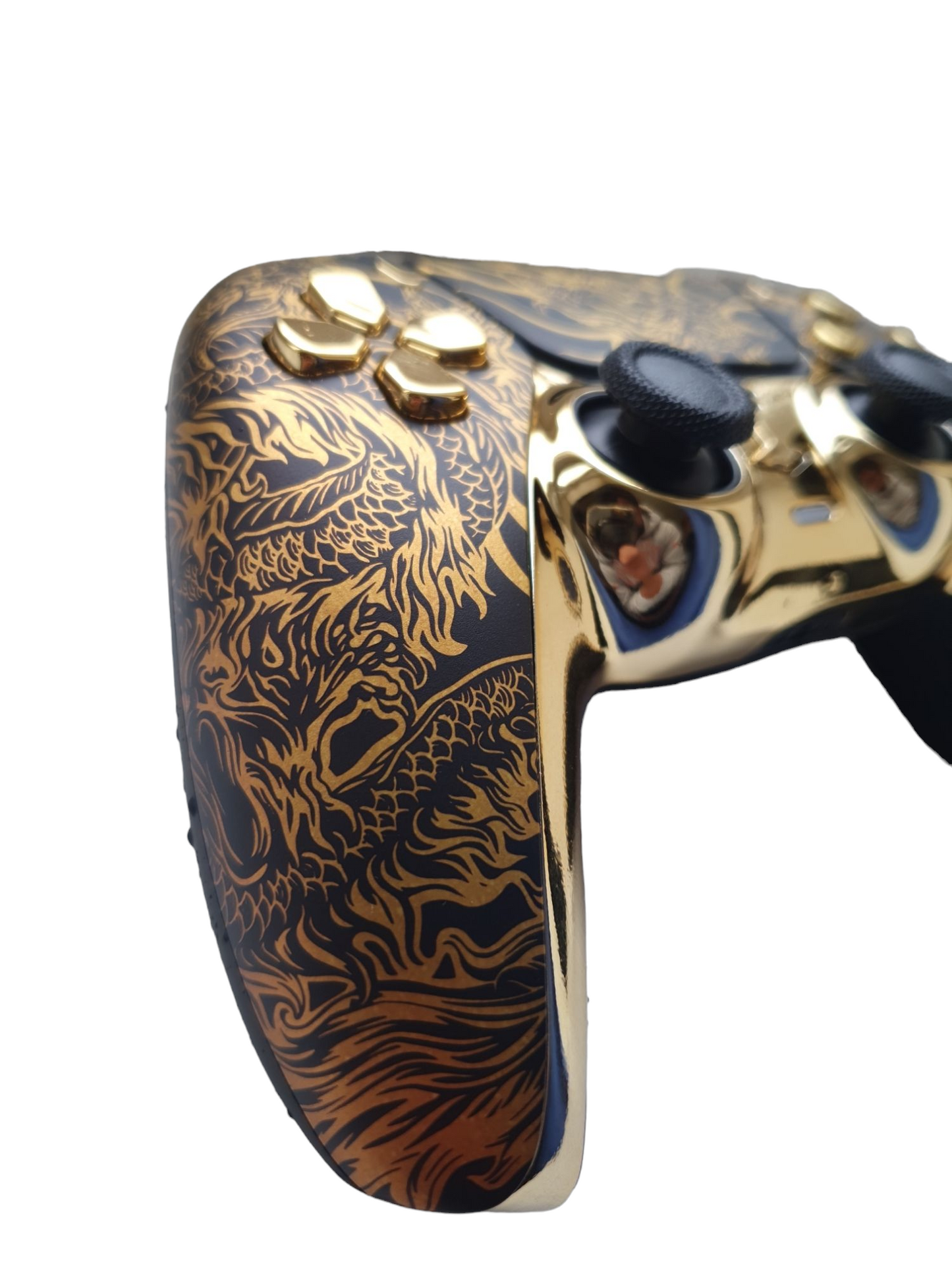 PS5 Controller - Matte Golden Dragon